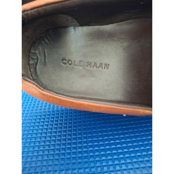 Cole Haan Mens 11.5W Slip-On Leather Loafers Brown Casual Shoes Made In India - Picture 3 of 7